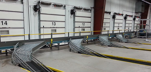 Warehouse Sortation System Shipping Lanes